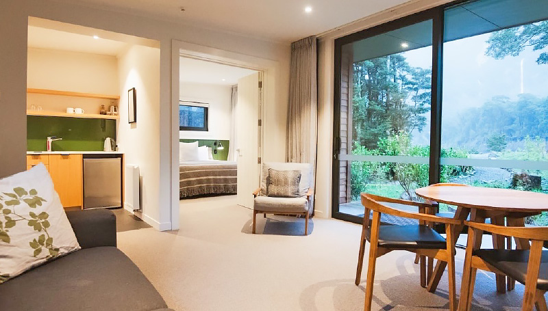 two bedroom garden chalet