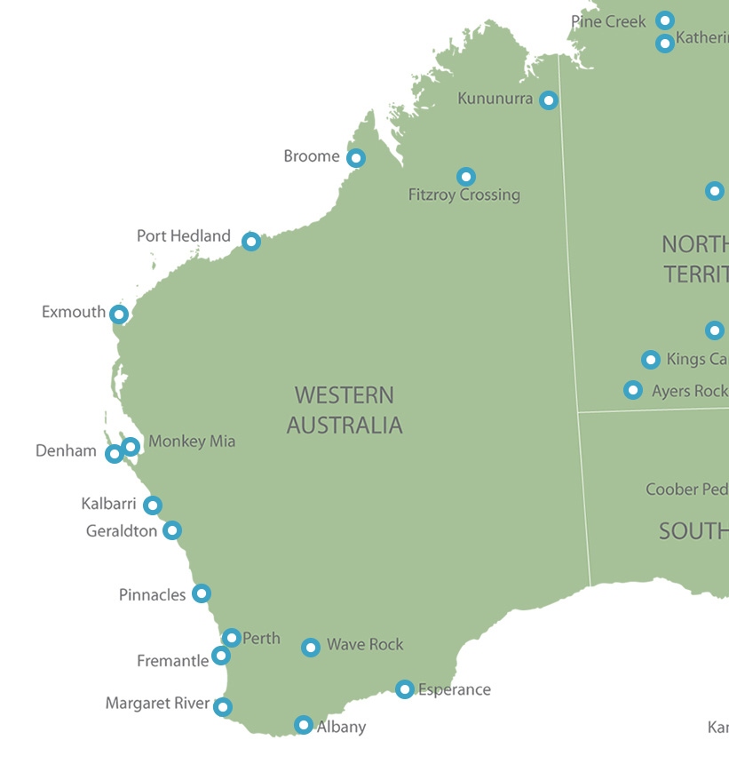 WA map